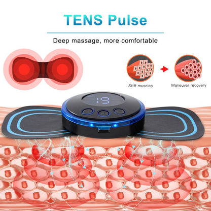 LCD Neck and Back Pulse Massager with Remote by HitMyNeed