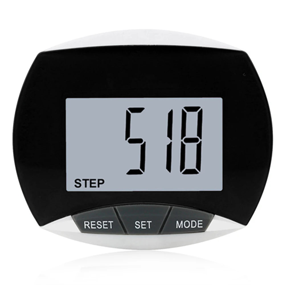 LCD Walking Step Pedometer with Distance & Calories black by HitMyNeed