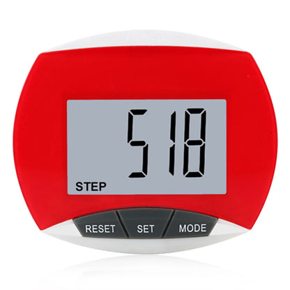 LCD Walking Step Pedometer with Distance & Calories red by HitMyNeed