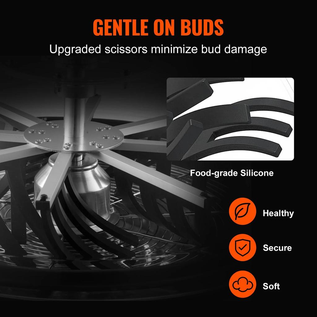 Leaf Bowl Bud Trimmer 16, 19, 24 Inch Manual with Dome by HitMyNeed