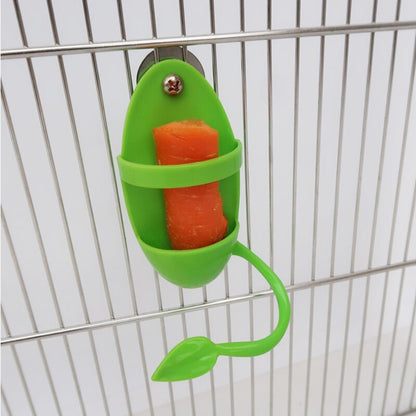 Leaf Design Parrot Cuttlebone Holder for Bird Cages by HitMyNeed