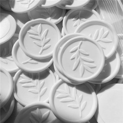 Leaf Design Wax Seal Stickers, 15 Pack by HitMyNeed