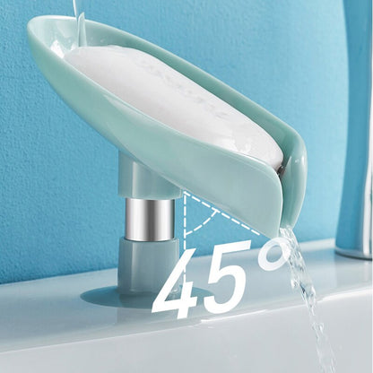 Leaf Drain Soap Holder with Suction Cup (2 Pack) by HitMyNeed