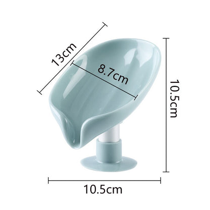 Leaf Drain Soap Holder with Suction Cup (2 Pack) by HitMyNeed