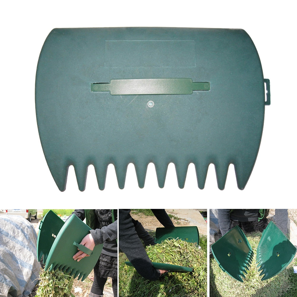Leaf Scooper Plastic Hand Rakes, 10 inch Pair by HitMyNeed