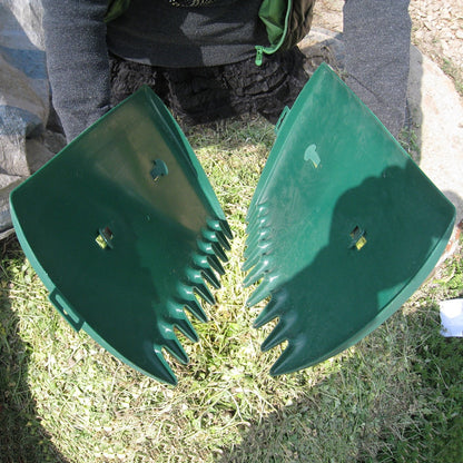 Leaf Scooper Plastic Hand Rakes, 10 inch Pair by HitMyNeed