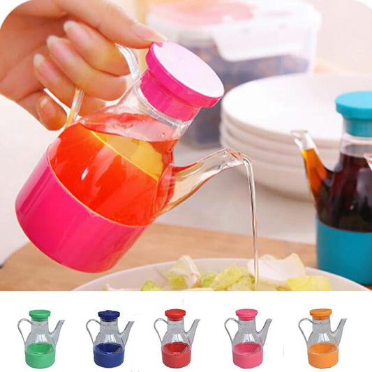 Leak-Proof Kitchen Oil & Vinegar Dispenser Bottle by HitMyNeed
