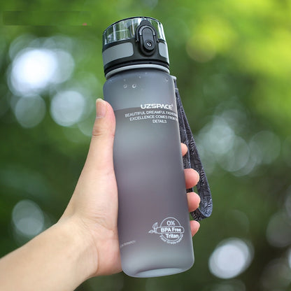 Leakproof Tritan Sports Water Bottle with Strap by HitMyNeed