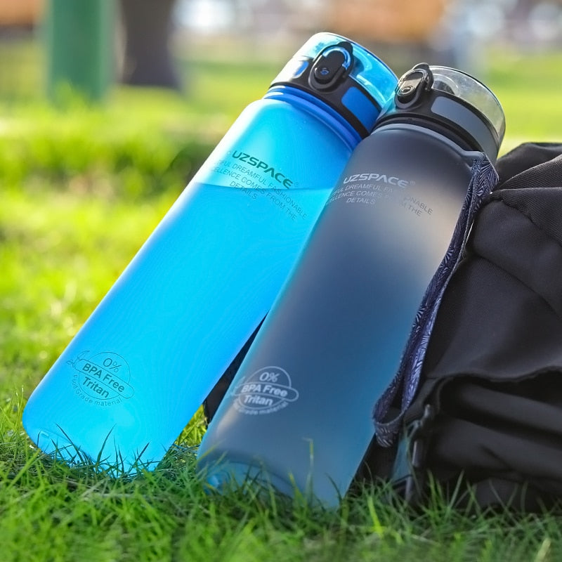 Leakproof Tritan Sports Water Bottle with Strap by HitMyNeed