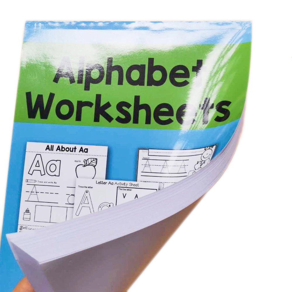 Learning and Writing Alphabet Worksheets A-Z by HitMyNeed