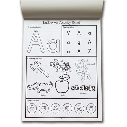 Learning and Writing Alphabet Worksheets A-Z by HitMyNeed