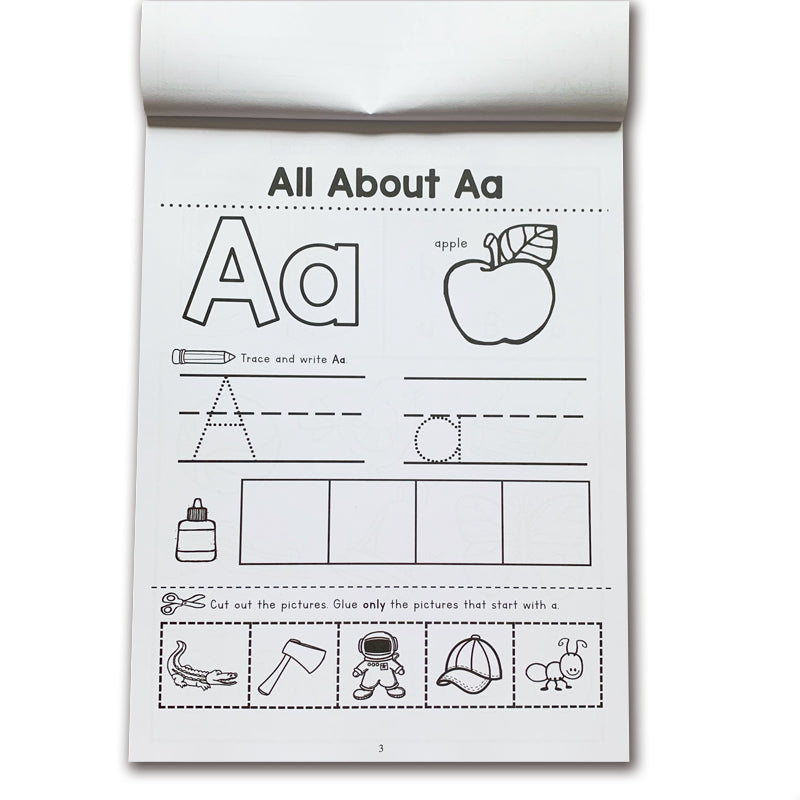 Learning and Writing Alphabet Worksheets A-Z by HitMyNeed