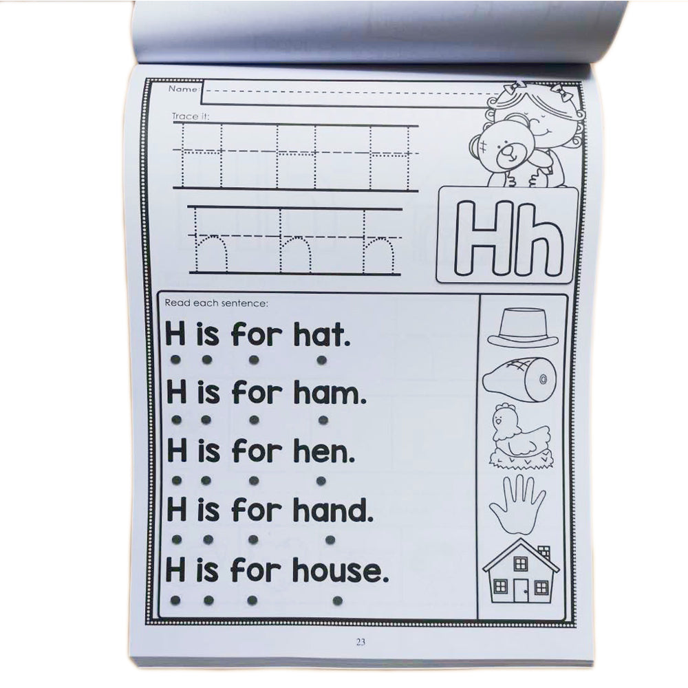 Learning and Writing Alphabet Worksheets A-Z by HitMyNeed