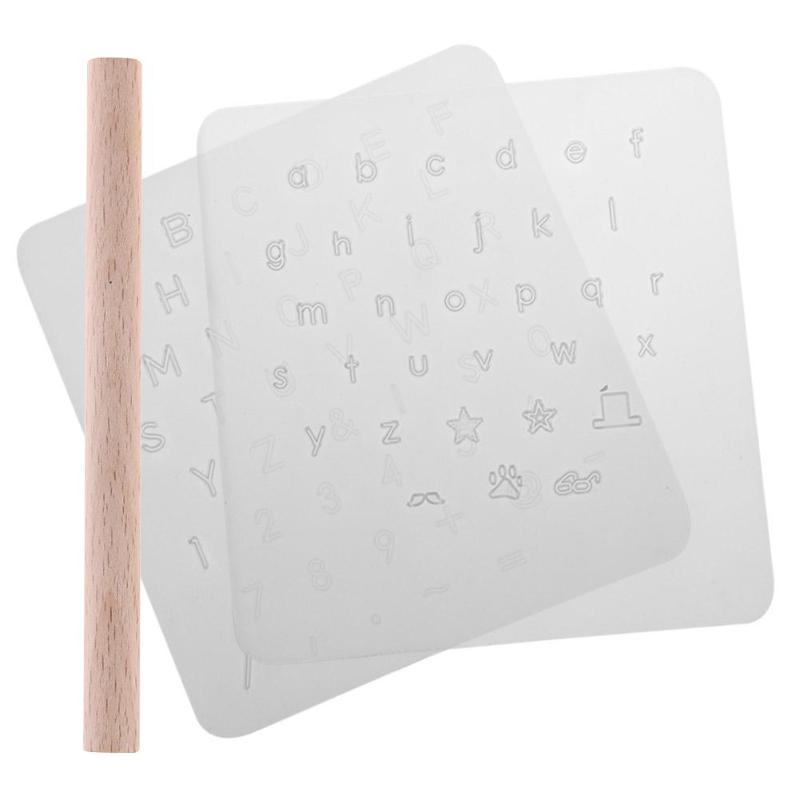 Leather Alphabet Stamp Set with Positioning Stick by HitMyNeed