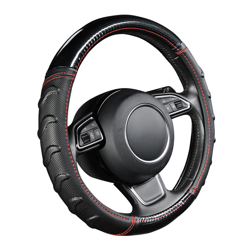 Leather Anti-Slip Steering Wheel Cover 15 Inch by HitMyNeed