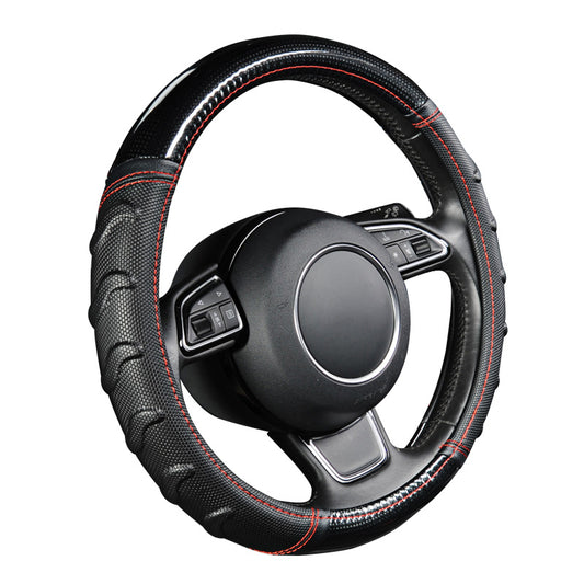 Leather Anti-Slip Steering Wheel Cover 15 Inch by HitMyNeed