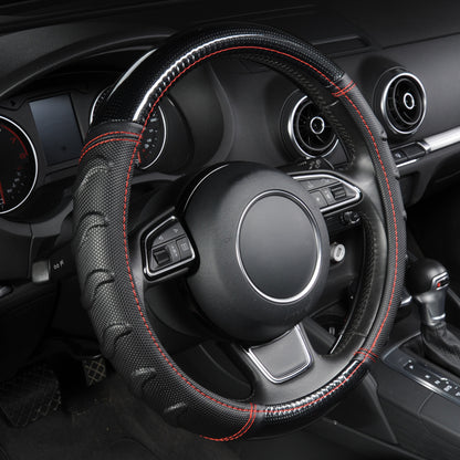Leather Anti-Slip Steering Wheel Cover 15 Inch by HitMyNeed