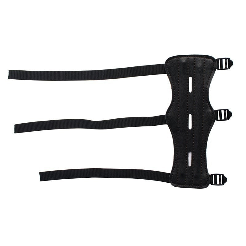 Leather Archery Arm Guard with Adjustable Straps by HitMyNeed