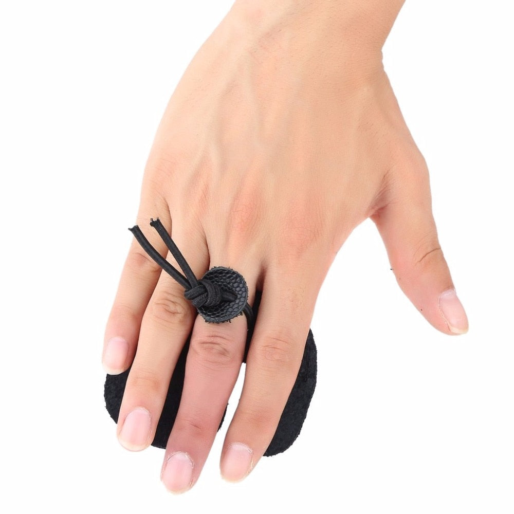 Leather Archery Finger Guard Hand Protector by HitMyNeed
