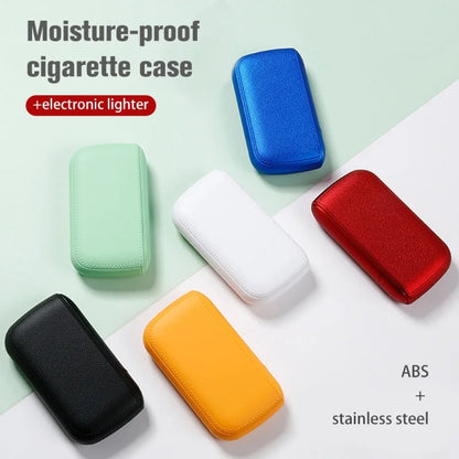 Leather Cigarette Case with USB Tungsten Lighter by HitMyNeed