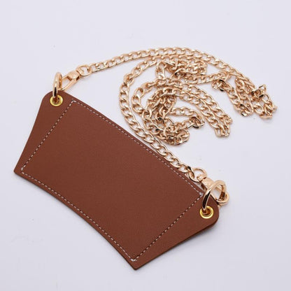 Leather Cup Sleeve with Detachable Chain Sling brown by HitMyNeed