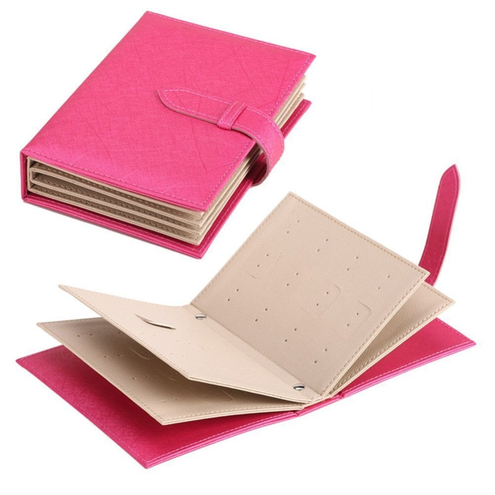 Leather Earring Storage Book Organizer, 42 Pairs by HitMyNeed