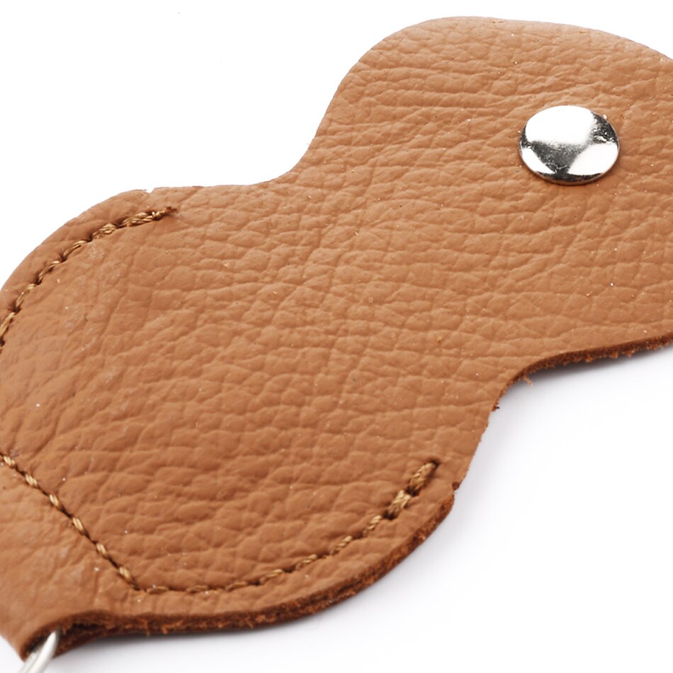 Leather Guitar Pick Holder Keychain (2 Pack) by HitMyNeed