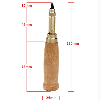 Leather Hole Punch Tool with 6 Interchangeable Tips by HitMyNeed