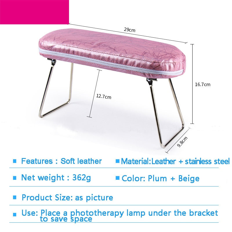 Leather Manicure Hand Rest for Nail Art by HitMyNeed