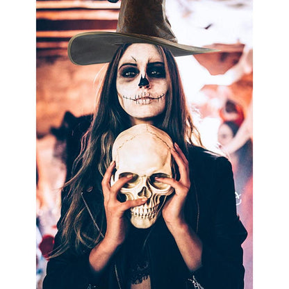 Leather Oversized Witch Hat Costume Accessory by HitMyNeed