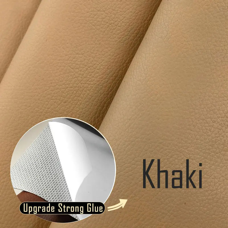 Leather Repair Tape Self-Adhesive Patch for Seats & Sofas 05-khaki 50x100cm by HitMyNeed