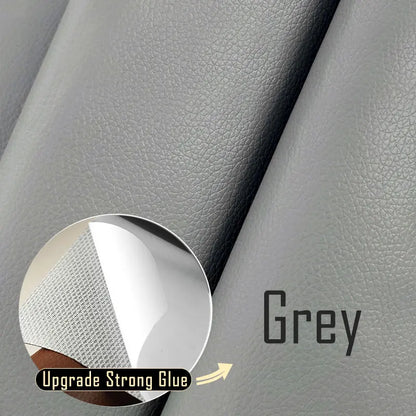 Leather Repair Tape Self-Adhesive Patch for Seats & Sofas 09-grey 50x200cm by HitMyNeed