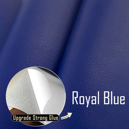 Leather Repair Tape Self-Adhesive Patch for Seats & Sofas 11-royal-blue 50x200cm by HitMyNeed