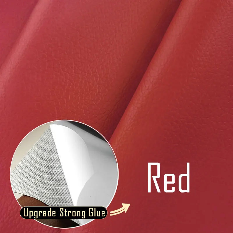 Leather Repair Tape Self-Adhesive Patch for Seats & Sofas 16-red 50x200cm by HitMyNeed