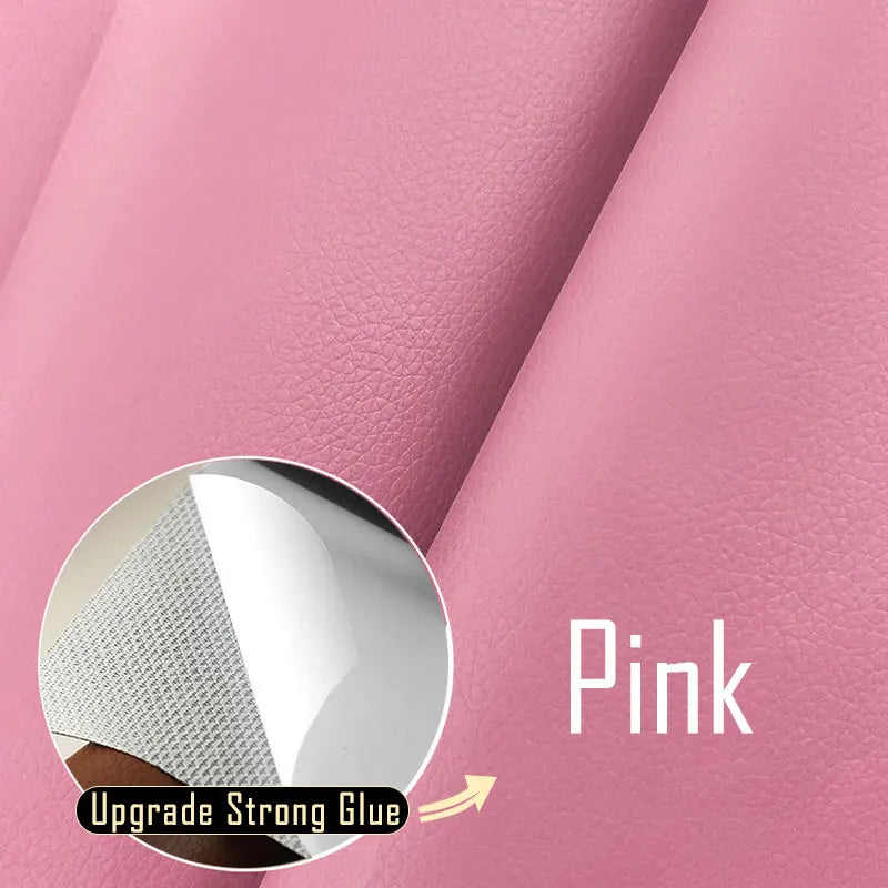 Leather Repair Tape Self-Adhesive Patch for Seats & Sofas 17-pink 50x200cm by HitMyNeed
