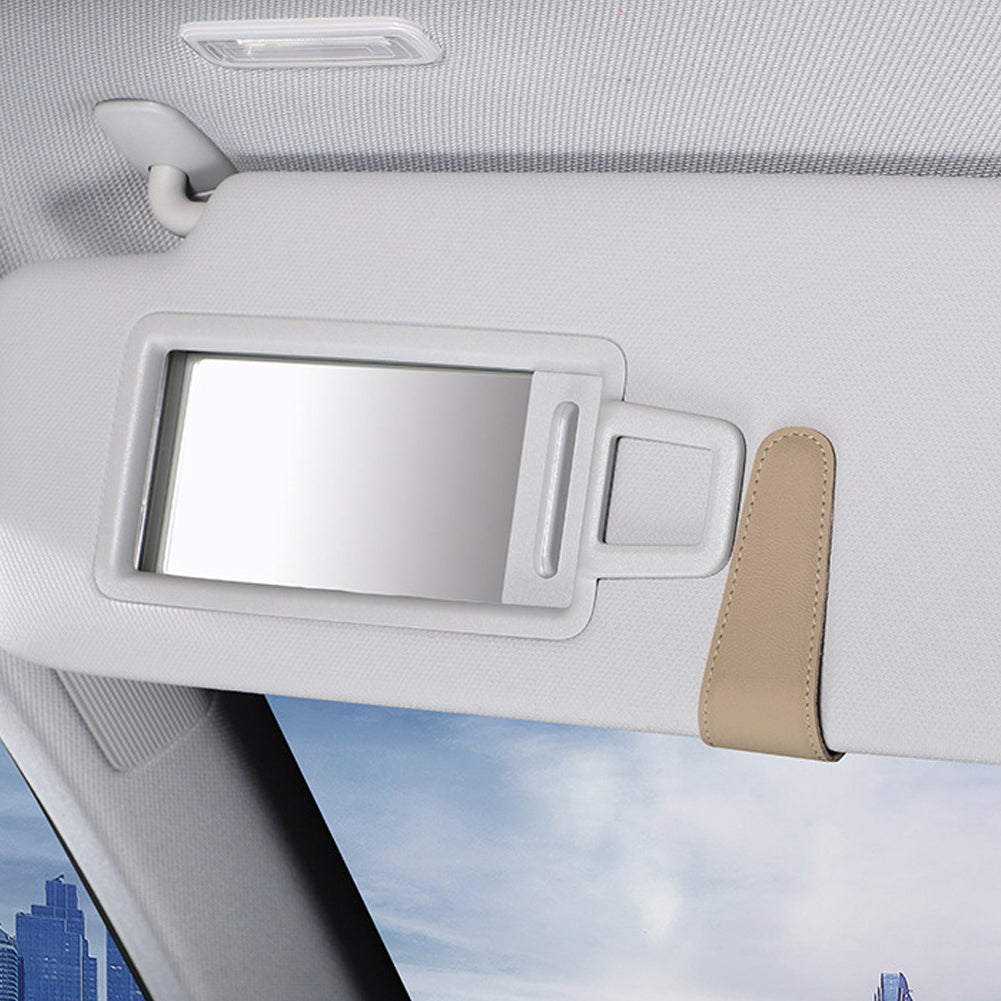 Leather Universal Car Sunglass Holder Clip by HitMyNeed