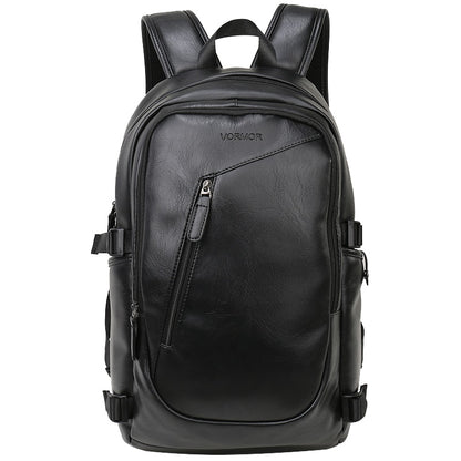 Leather Waterproof Daypack Travel Backpack by HitMyNeed