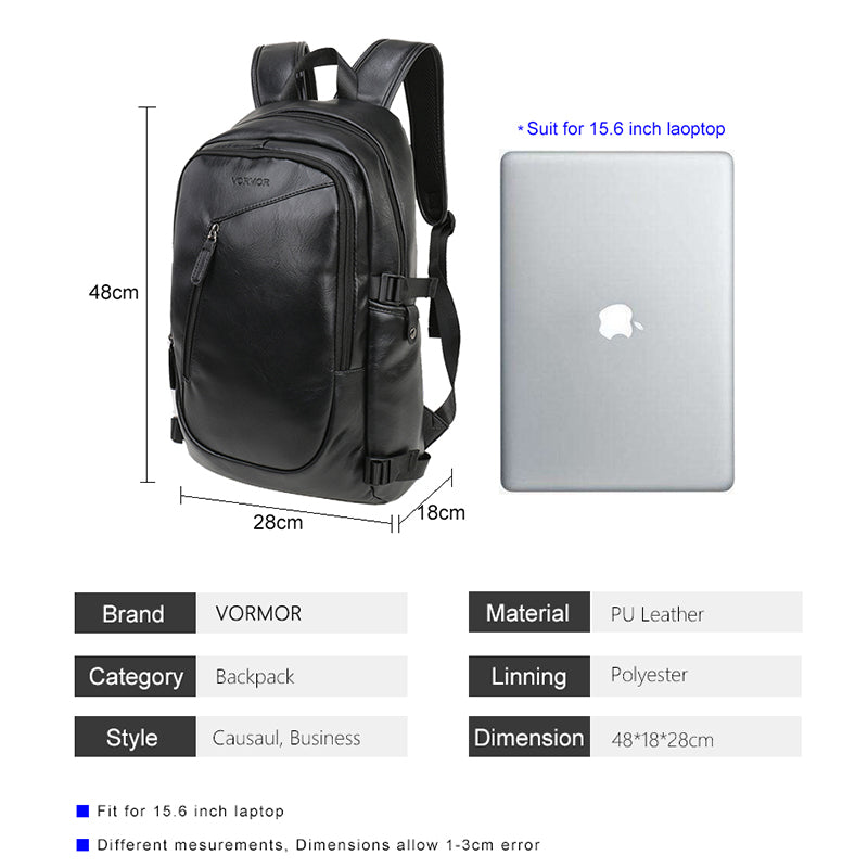 Leather Waterproof Daypack Travel Backpack by HitMyNeed