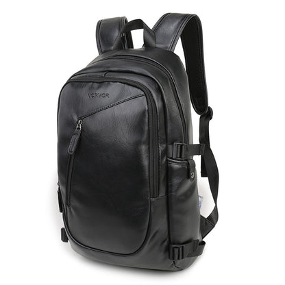 Leather Waterproof Daypack Travel Backpack by HitMyNeed