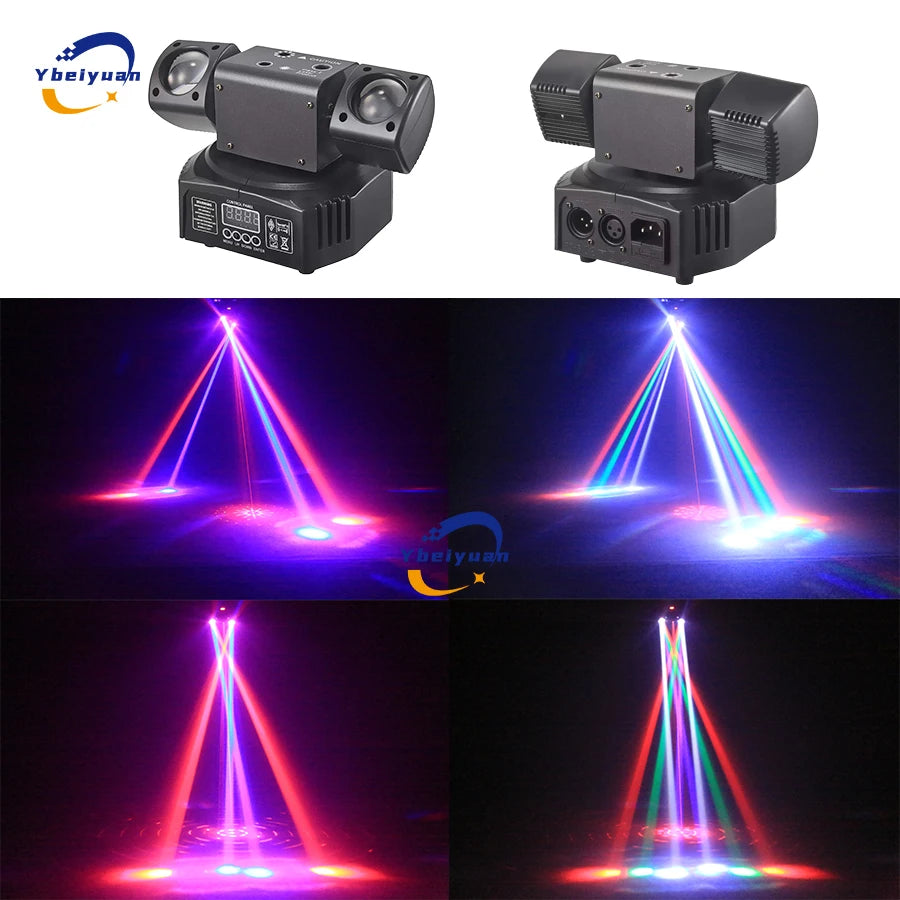 LED 3-in-1 Rotating Laser Strobe Disco Light DMX512 by HitMyNeed