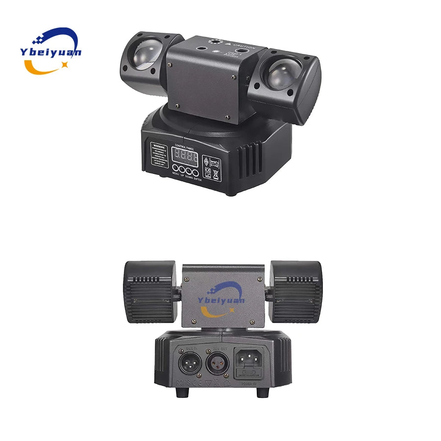 LED 3-in-1 Rotating Laser Strobe Disco Light DMX512 by HitMyNeed