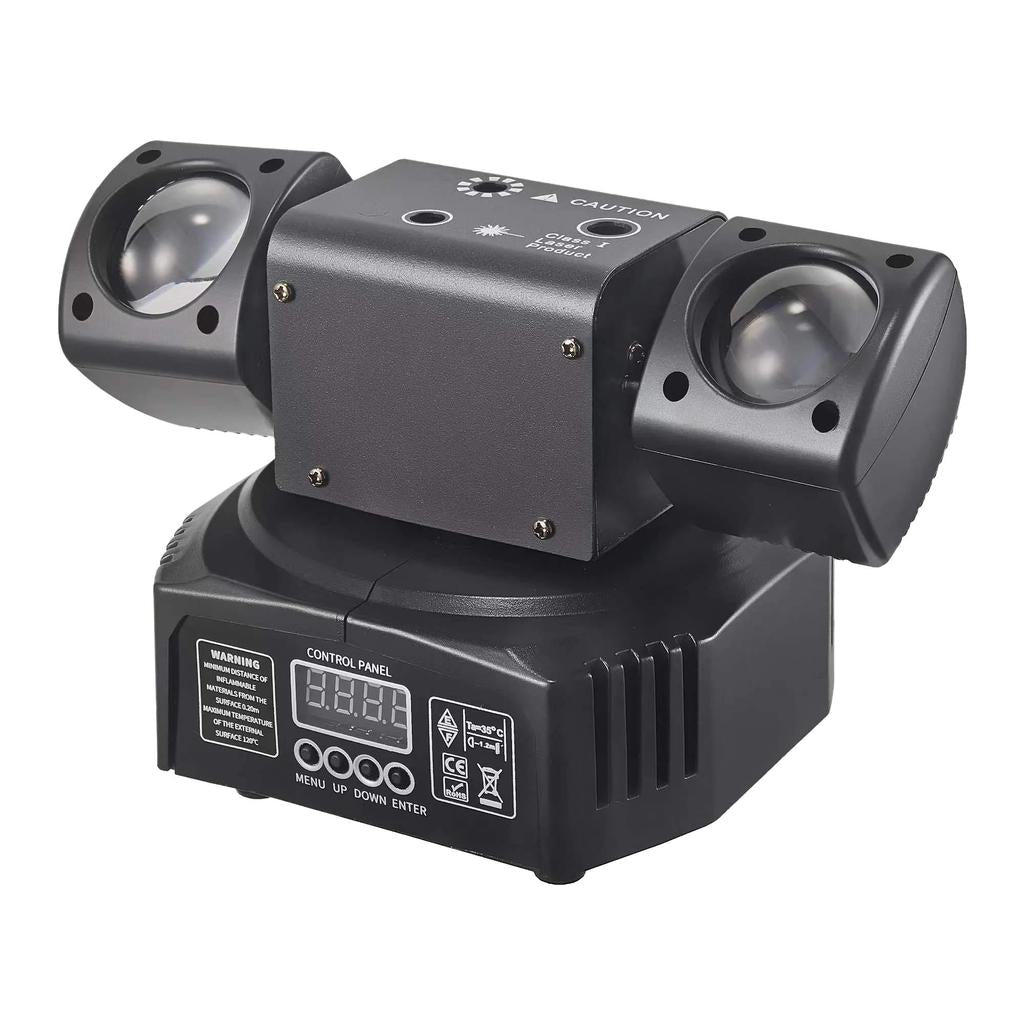 LED 3-in-1 Rotating Laser Strobe Disco Light DMX512 us-plug by HitMyNeed