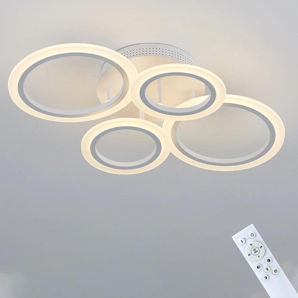 LED Acrylic Ring Ceiling Light with Remote Dimming by HitMyNeed