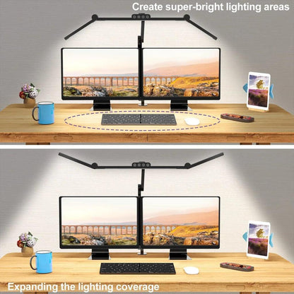 LED Architect Desk Lamp with Clamp, 24W Auto Dimming by HitMyNeed