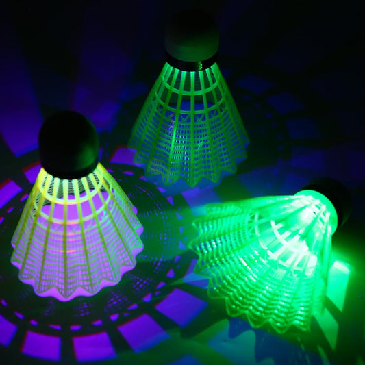 LED Badminton Shuttlecocks Set of 8 by HitMyNeed