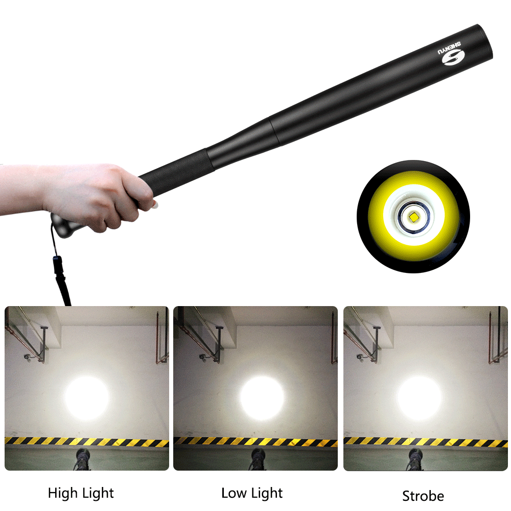LED Baseball Bat Flashlight for Outdoor Safety by HitMyNeed