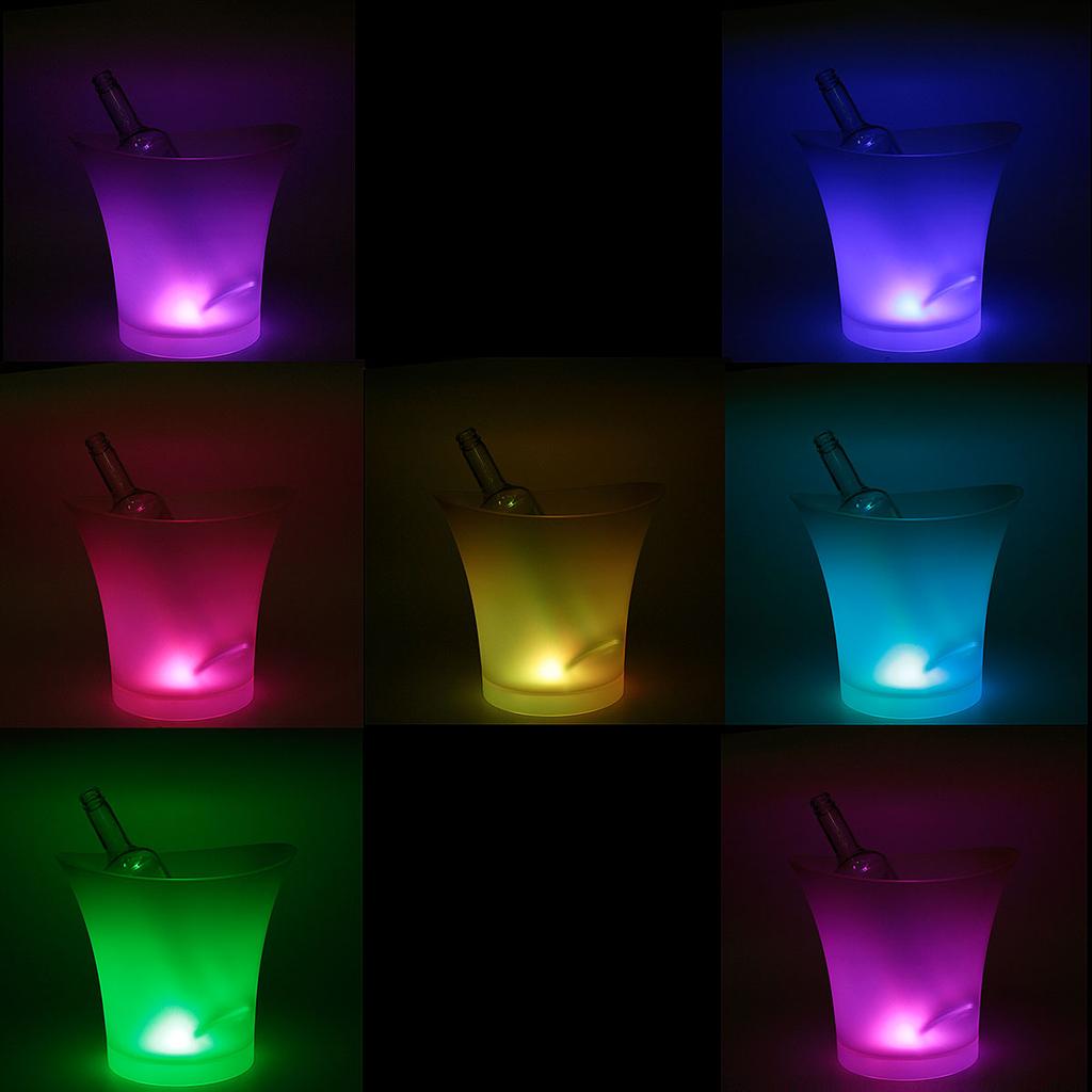 LED Beer and Wine Ice Bucket 5L by HitMyNeed
