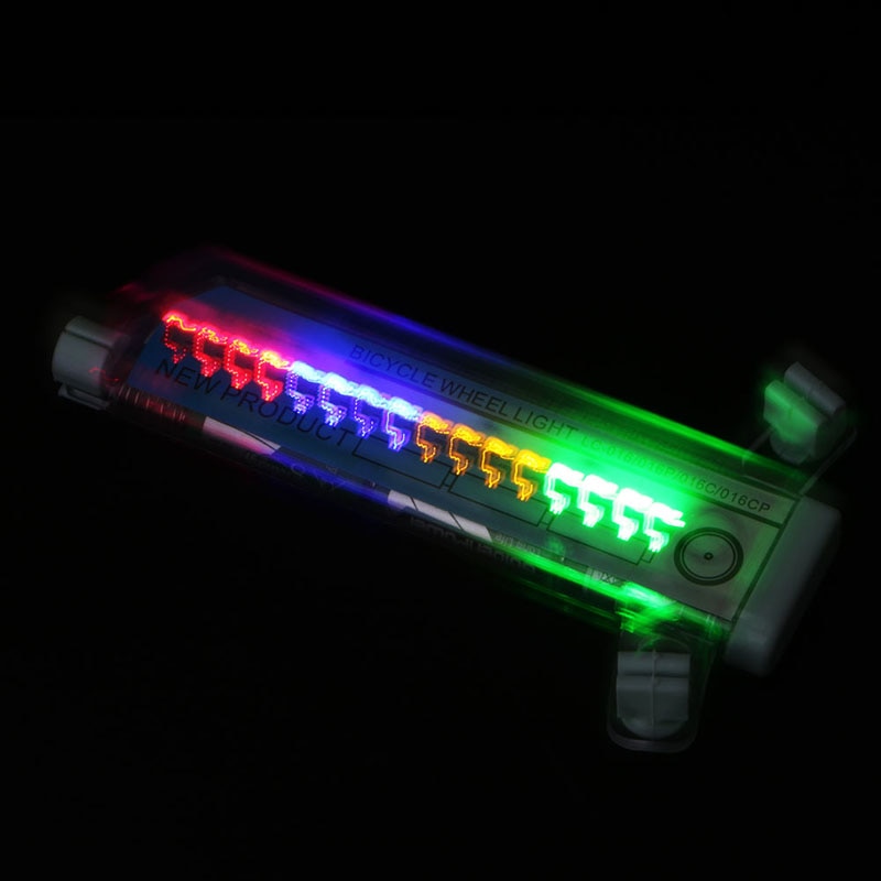 LED Bicycle Tire Light Display with 32 Patterns by HitMyNeed