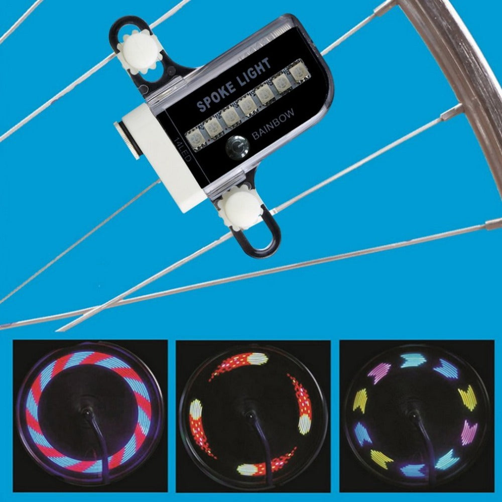 LED Bicycle Wheel Lights with 30 Patterns by HitMyNeed