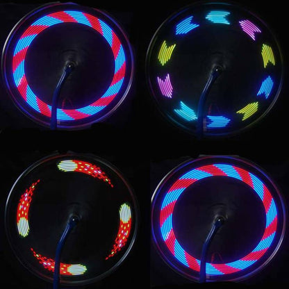 LED Bicycle Wheel Lights with 30 Patterns by HitMyNeed